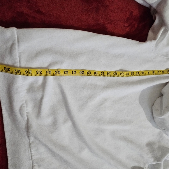 Adidas Men Large White Hoodie-Sweatshirt - Picture 7 of 9